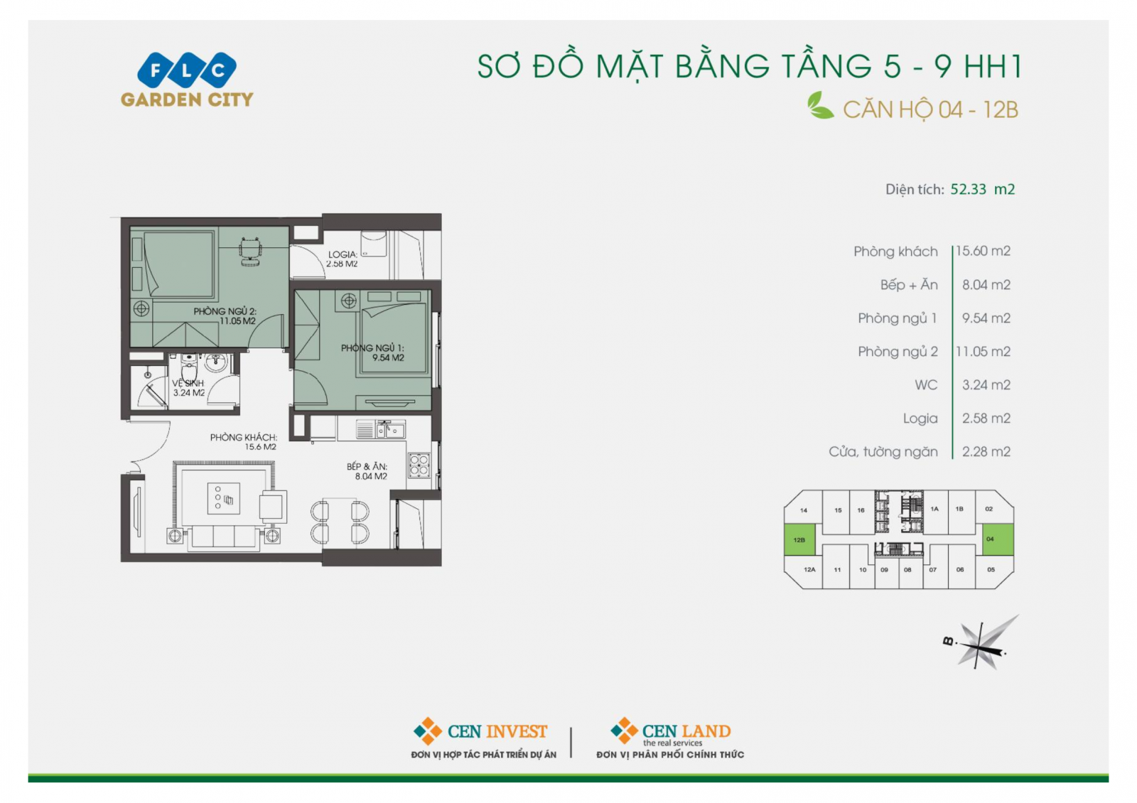 Căn hộ số 04 - 12B