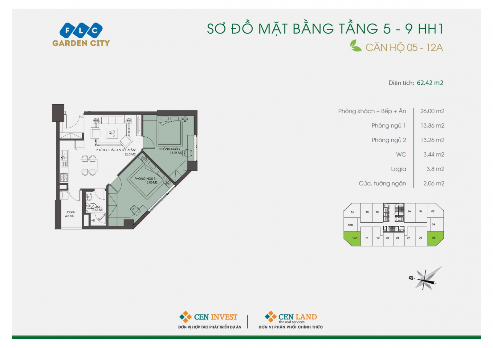 Căn hộ số 05 - 12A