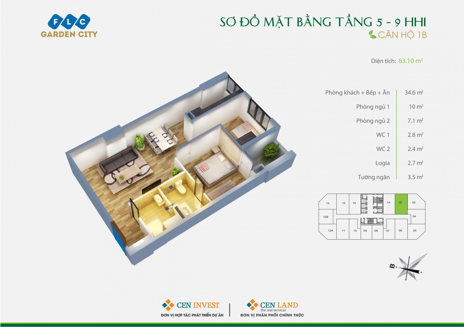 Căn hộ số 01B